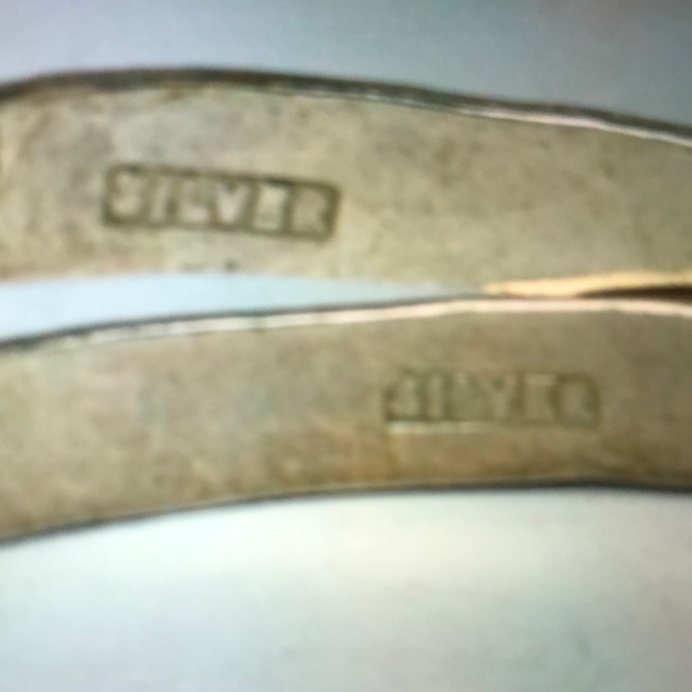 SOLD‼️Two sterling silver bangles.SOLD ‼️ - Picture 3 of 4